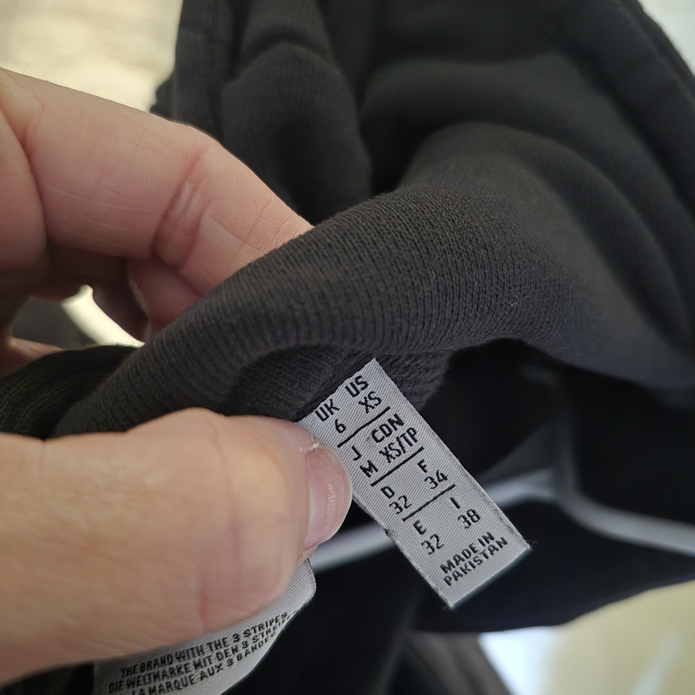 Adidas Originals Women's Vocal Cropped Hoodie Black XS - Picture 10 of 11